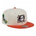 Бейсболка Anaheim Ducks New Era White/Orange Injection Localized Two-Tone 9FIFTY Snapback