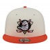 Бейсболка Anaheim Ducks New Era White/Orange Injection Localized Two-Tone 9FIFTY Snapback