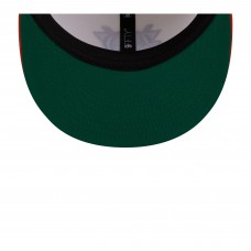 Бейсболка Anaheim Ducks New Era White/Orange Injection Localized Two-Tone 9FIFTY Snapback