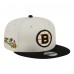 Бейсболка Boston Bruins New Era White/Black Injection Localized Two-Tone 9FIFTY Snapback