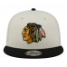 Бейсболка Chicago Blackhawks New Era White/Black Injection Localized Two-Tone 9FIFTY Snapback