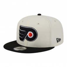 Бейсболка Philadelphia Flyers New Era White/Black Injection Localized Two-Tone 9FIFTY Snapback