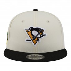 Бейсболка Pittsburgh Penguins New Era White/Black Injection Localized Two-Tone 9FIFTY Snapback