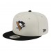 Бейсболка Pittsburgh Penguins New Era White/Black Injection Localized Two-Tone 9FIFTY Snapback