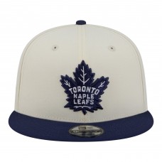 Бейсболка Toronto Maple Leafs New Era White/Navy Injection Localized Two-Tone 9FIFTY Snapback