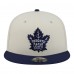 Бейсболка Toronto Maple Leafs New Era White/Navy Injection Localized Two-Tone 9FIFTY Snapback