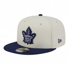 Бейсболка Toronto Maple Leafs New Era White/Navy Injection Localized Two-Tone 9FIFTY Snapback