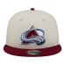 Бейсболка Colorado Avalanche New Era White/Burgundy Injection Localized Two-Tone 9FIFTY Snapback
