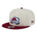 Бейсболка Colorado Avalanche New Era White/Burgundy Injection Localized Two-Tone 9FIFTY Snapback