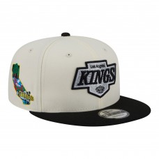 Бейсболка Los Angeles Kings New Era White/Black Injection Localized Two-Tone 9FIFTY Snapback