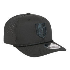 Бейсболка Vegas Golden Knights New Era Black Sport Vented 9SEVENTY Rope