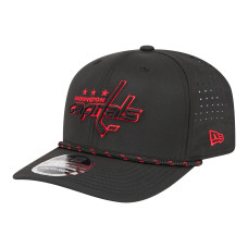Бейсболка Washington Capitals New Era Black Sport Vented 9SEVENTY Rope