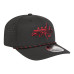 Бейсболка Washington Capitals New Era Black Sport Vented 9SEVENTY Rope
