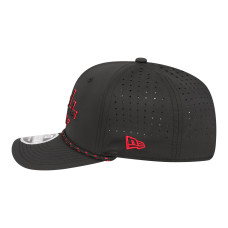 Бейсболка Washington Capitals New Era Black Sport Vented 9SEVENTY Rope