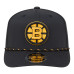 Бейсболка Boston Bruins New Era Black Sport Vented 9SEVENTY Rope