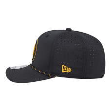 Бейсболка Boston Bruins New Era Black Sport Vented 9SEVENTY Rope