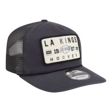 Бейсболка Los Angeles Kings New Era Charcoal Washed Patch 19TWENTY Trucker Бейсболка Los Angeles Kings New Era Charcoal Washed Patch 19TWENTY Trucker