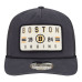 Бейсболка Boston Bruins New Era Charcoal Washed Patch 19TWENTY Trucker