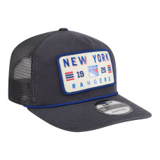 Бейсболка New York Rangers New Era Charcoal Washed Patch 19TWENTY Trucker Бейсболка New York Rangers New Era Charcoal Washed Patch 19TWENTY Trucker
