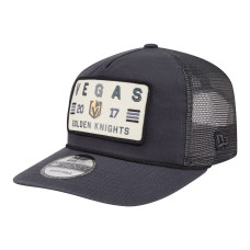 Бейсболка Vegas Golden Knights New Era Charcoal Washed Patch 19TWENTY Trucker