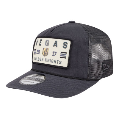 Бейсболка Vegas Golden Knights New Era Charcoal Washed Patch 19TWENTY Trucker