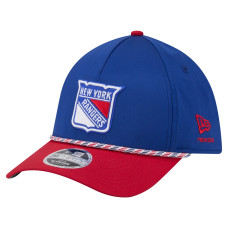 Бейсболка New York Rangers New Era Blue/Red 2-Tone Featherweight 39THIRTY A-Frame M-Crown