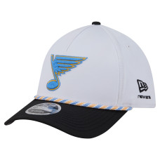 Бейсболка St. Louis Blues New Era White/Black 39THIRTY Two-Tone Featherweight M-Crown