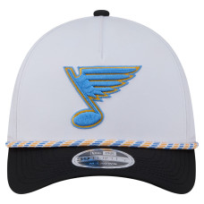 Бейсболка St. Louis Blues New Era White/Black 39THIRTY Two-Tone Featherweight M-Crown