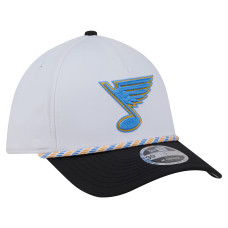 Бейсболка St. Louis Blues New Era White/Black 39THIRTY Two-Tone Featherweight M-Crown