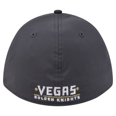 Бейсболка Vegas Golden Knights New Era Charcoal/Black 39THIRTY Two-Tone Featherweight M-Crown