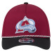 Бейсболка Colorado Avalanche New Era Burgundy/Black 39THIRTY Two-Tone Featherweight M-Crown