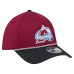 Бейсболка Colorado Avalanche New Era Burgundy/Black 39THIRTY Two-Tone Featherweight M-Crown