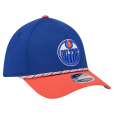 Бейсболка Edmonton Oilers New Era Royal/Orange 2-Tone Featherweight 39THIRTY A-Frame M-Crown