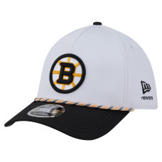 Бейсболка Boston Bruins New Era White/Black 2-Tone Featherweight 39THIRTY A-Frame M-Crown