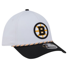 Бейсболка Boston Bruins New Era White/Black 2-Tone Featherweight 39THIRTY A-Frame M-Crown