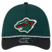 Бейсболка Minnesota Wild New Era Green/Black 2-Tone Featherweight 39THIRTY A-Frame M-Crown