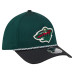 Бейсболка Minnesota Wild New Era Green/Black 2-Tone Featherweight 39THIRTY A-Frame M-Crown