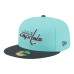 Бейсболка Washington Capitals New Era Turquoise/Charcoal Two-Tone Color Pack 59FIFTY