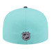 Бейсболка Washington Capitals New Era Turquoise/Charcoal Two-Tone Color Pack 59FIFTY