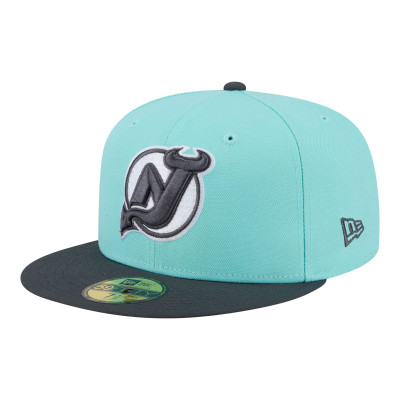 Джерси New Devils New Era Turquoise/Charcoal Two-Tone Color Pack 59FIFTY Fitted Hat