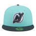 Джерси New Devils New Era Turquoise/Charcoal Two-Tone Color Pack 59FIFTY Fitted Hat
