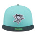 Бейсболка Pittsburgh Penguins New Era Turquoise/Charcoal Two-Tone Color Pack 59FIFTY
