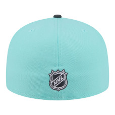 Бейсболка Pittsburgh Penguins New Era Turquoise/Charcoal Two-Tone Color Pack 59FIFTY