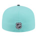 Бейсболка Pittsburgh Penguins New Era Turquoise/Charcoal Two-Tone Color Pack 59FIFTY