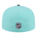 Бейсболка Seattle Kraken New Era Turquoise/Charcoal Two-Tone Color Pack 59FIFTY