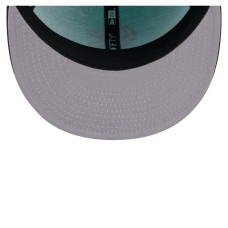 Бейсболка Seattle Kraken New Era Turquoise/Charcoal Two-Tone Color Pack 59FIFTY