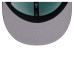 Бейсболка Seattle Kraken New Era Turquoise/Charcoal Two-Tone Color Pack 59FIFTY