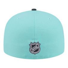 Бейсболка Toronto Maple Leafs New Era Two-Tone Color Pack 59FIFTY - Turquoise/Charcoal