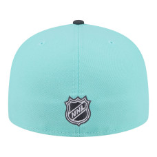 Бейсболка Vegas Golden Knights New Era Turquoise/Charcoal Two-Tone Color Pack 59FIFTY