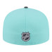 Бейсболка Vegas Golden Knights New Era Turquoise/Charcoal Two-Tone Color Pack 59FIFTY